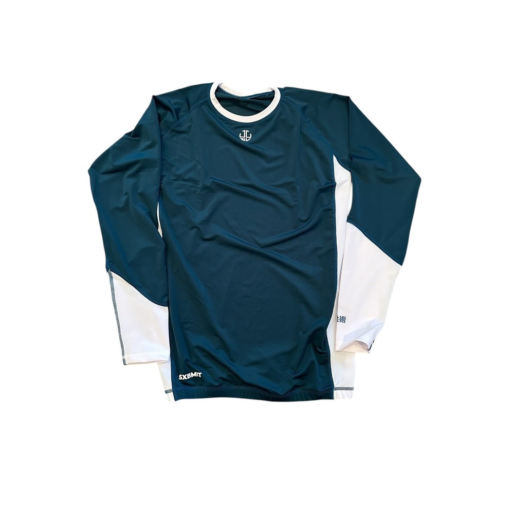 Youth Jiu Jitsu World League Rashguard BJJ MMA Dark Teal Size XL  Brand New Kids